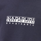 Napapijri Men's Box Logo Crew Sweat in Blue Marine