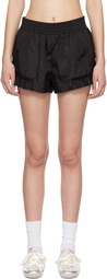 Simone Rocha Black Frill Track Shorts