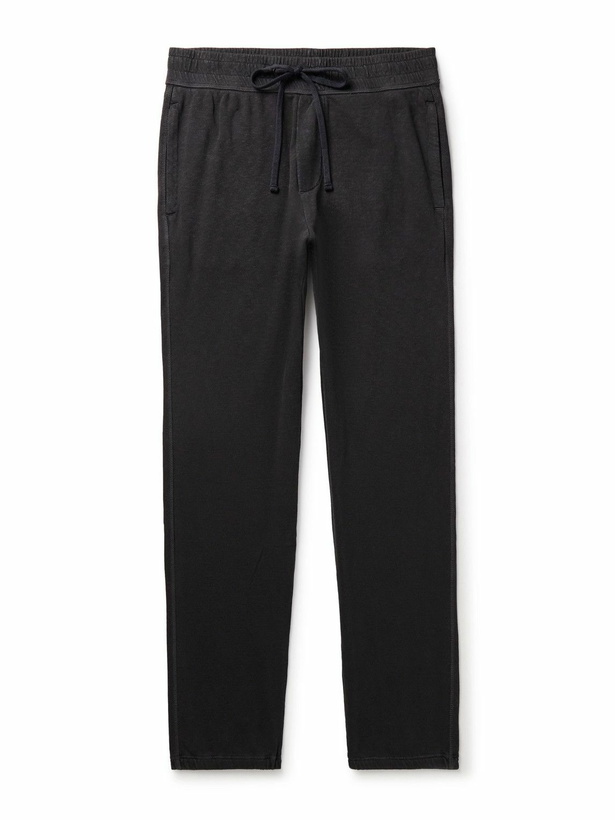 Photo: James Perse - Straight-Leg Cotton-Jersey Sweatpants - Gray