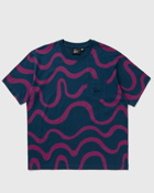By Parra Sound Waved T Shirt Blue - Mens - Shortsleeves