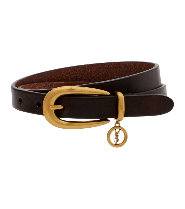 Photo: Saint Laurent Cassandre leather belt
