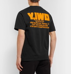 Y,IWO - Logo-Print Cotton-Jersey T-Shirt - Black