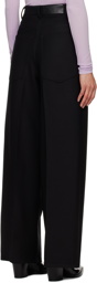 SHANG XIA SSENSE Exclusive Black Trousers