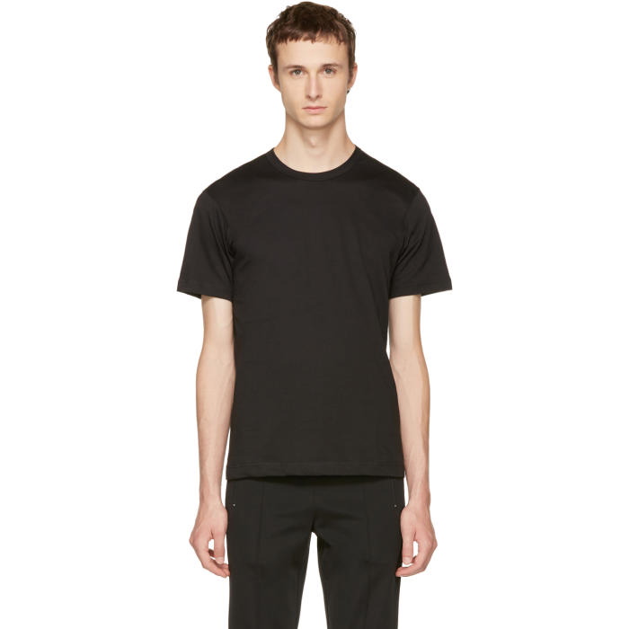 Photo: Comme des GarÃ§ons Shirt Black Basic T-Shirt 