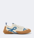 Loewe Grip Anagram suede-trimmed sneakers