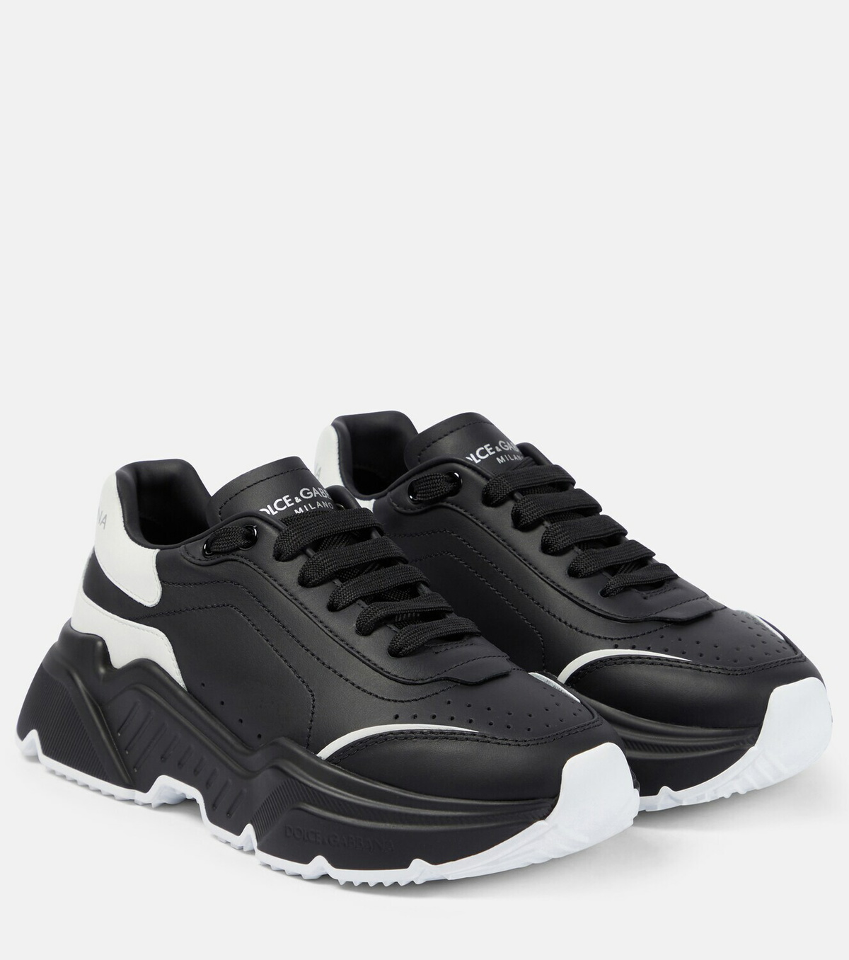 dolce & gabbana leather daymaster sneakers