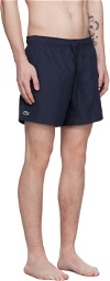 Lacoste Navy Drawstring Swim Shorts