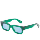 Maison Kitsuné Men's Mk X Chimi 05 Small Green in Deep Green