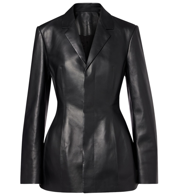 Photo: Fforme Leather blazer