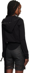 Rick Owens DRKSHDW Black Temple Small Hoodie