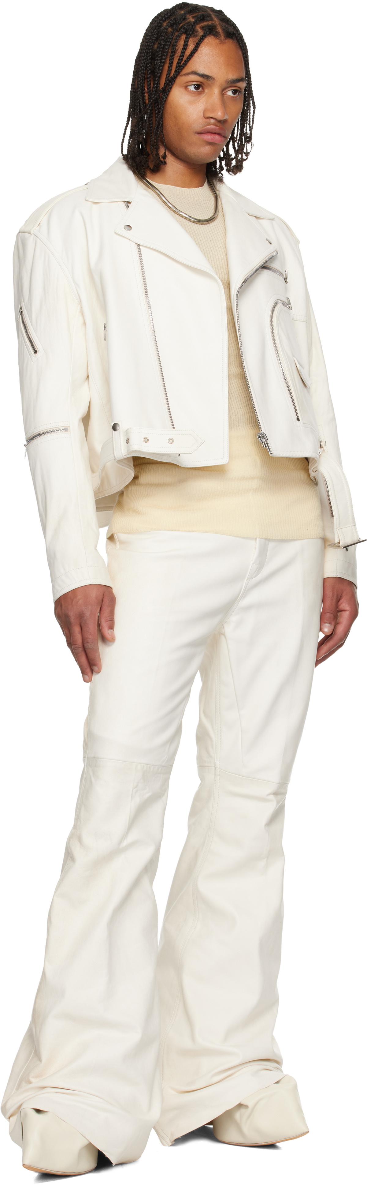 Rick Owens Off-White Concordians Cropped Jumbo Bauhaus Stooges