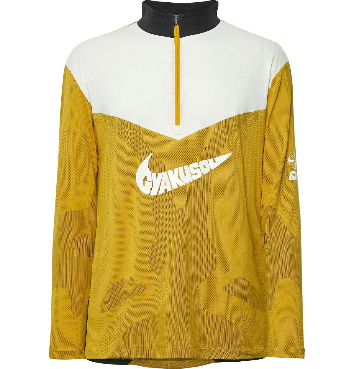 Photo: Nike x Undercover - NRG Printed Dri-FIT Mesh Half-Zip Top - Yellow