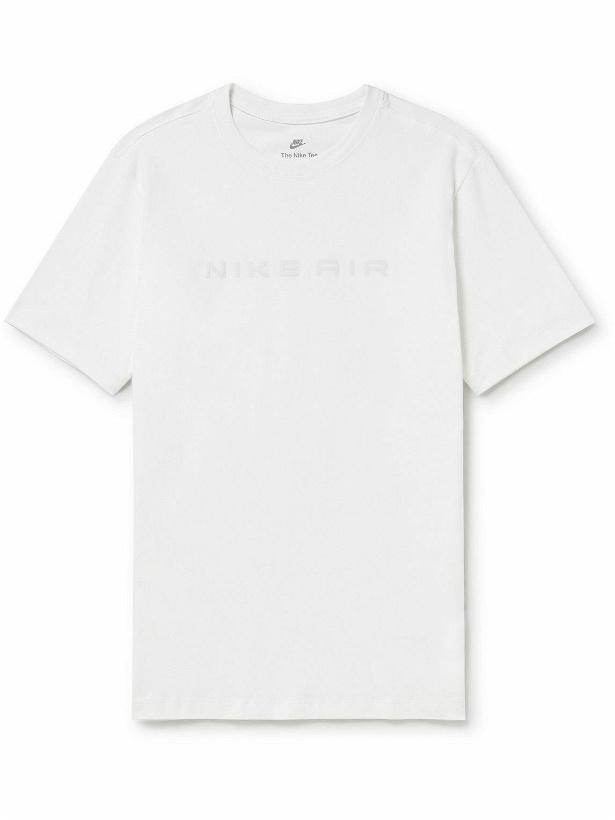 Photo: Nike - NSW Air Logo-Print Cotton-Jersey T-Shirt - White