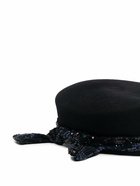 MAISON MICHEL - Sequin Scarf Abby Hat