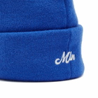 New Era E by END. Beanie in Blue Bead 