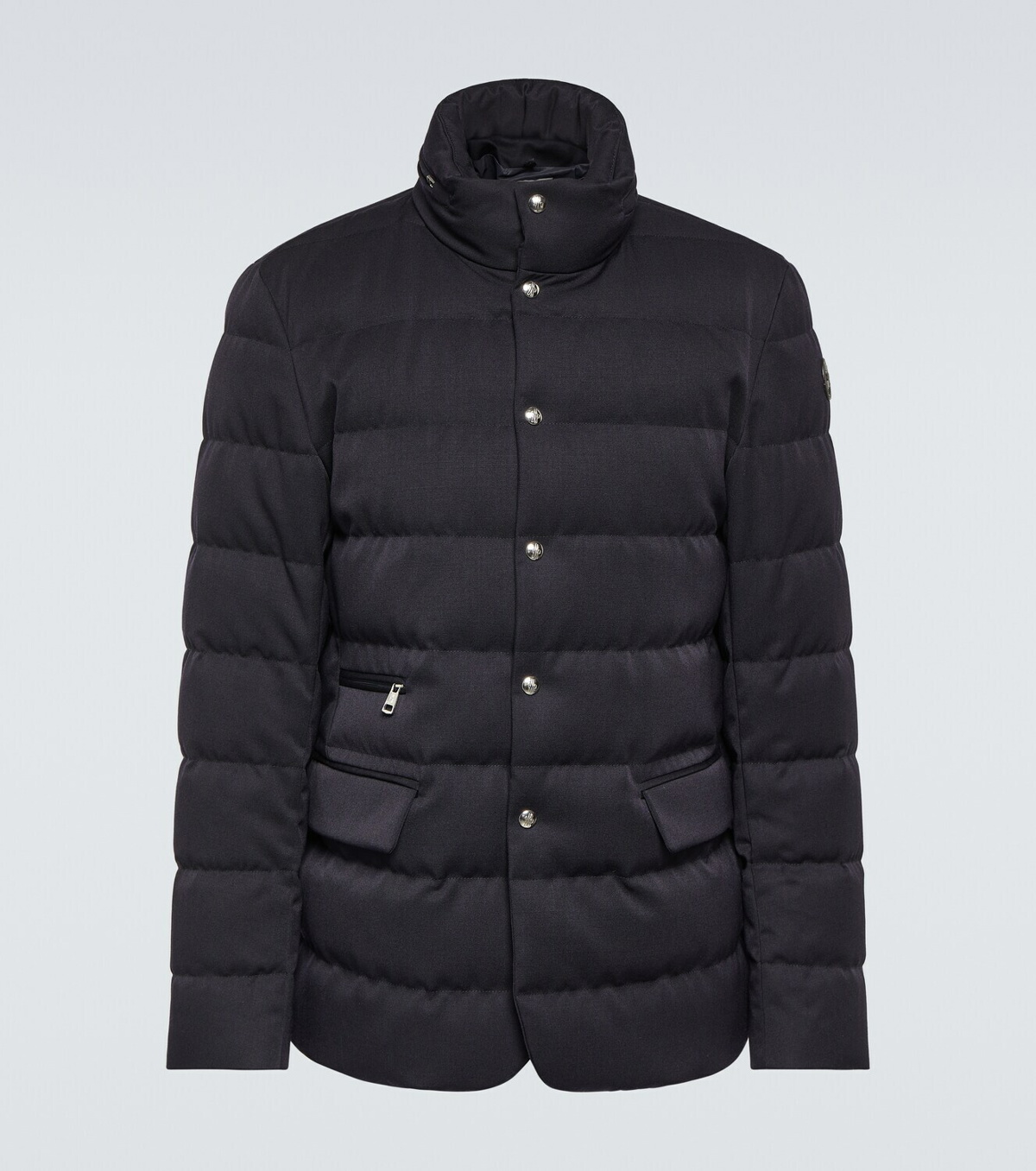 Moncler Bess wool gabardine down jacket