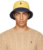 Polo Ralph Lauren Yellow & Green Logo Chino Bucket Hat
