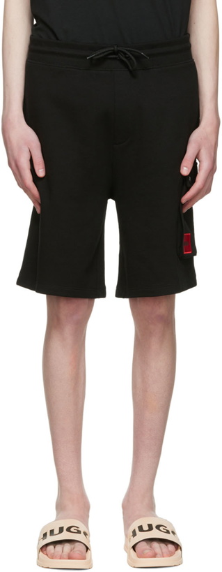 Photo: Hugo Black Cotton Shorts