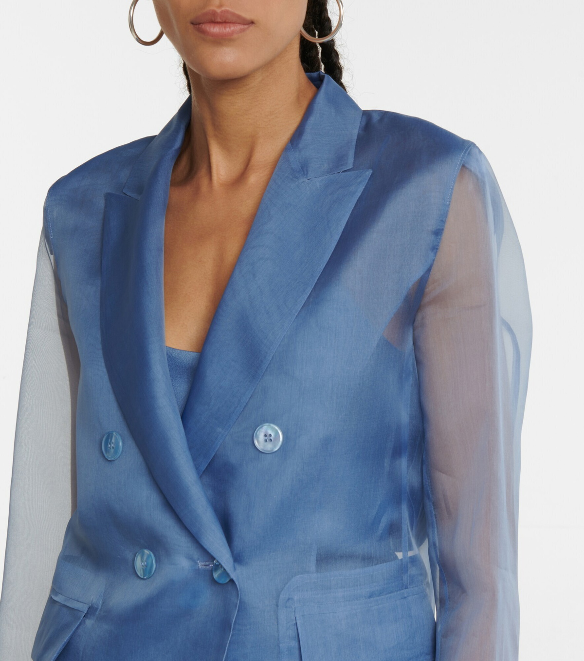 Max Mara - Bridal Orologi silk organza blazer Max Mara