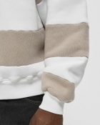 Axel Arigato Shift Striped Sweatshirt white/beige Mens Hoody