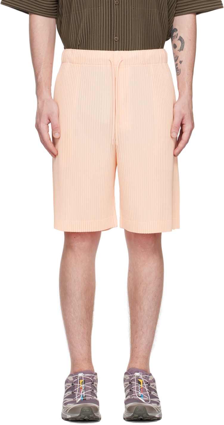 Homme Plissé Issey Miyake Pink Colors Pleats Shorts Homme Plisse Issey ...