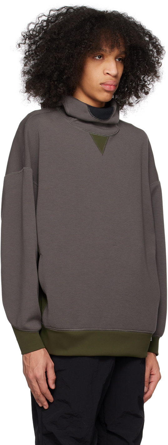 CMF Outdoor Garment Taupe & Khaki Paneled Hoodie