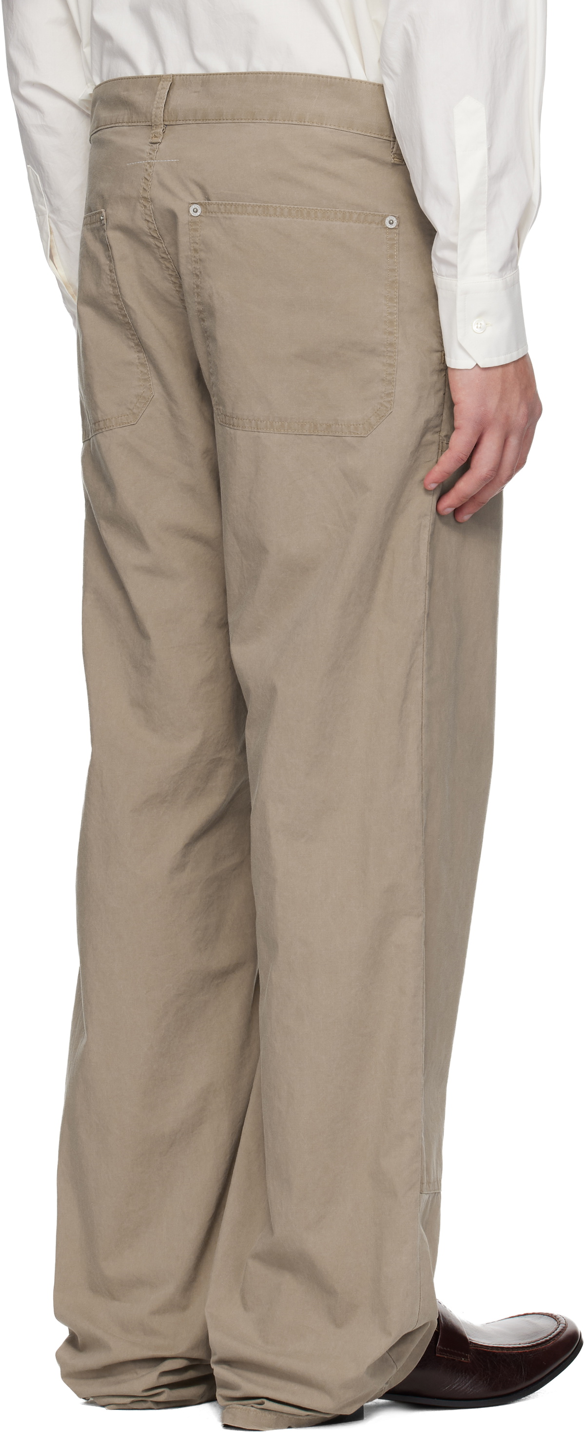 MM6 Maison Margiela Beige 5 Pockets Jeans