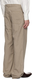 MM6 Maison Margiela Beige 5 Pockets Jeans