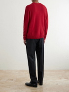 John Smedley - Norfolk Recycled-Cashmere and Merino Wool-Blend Sweater - Red