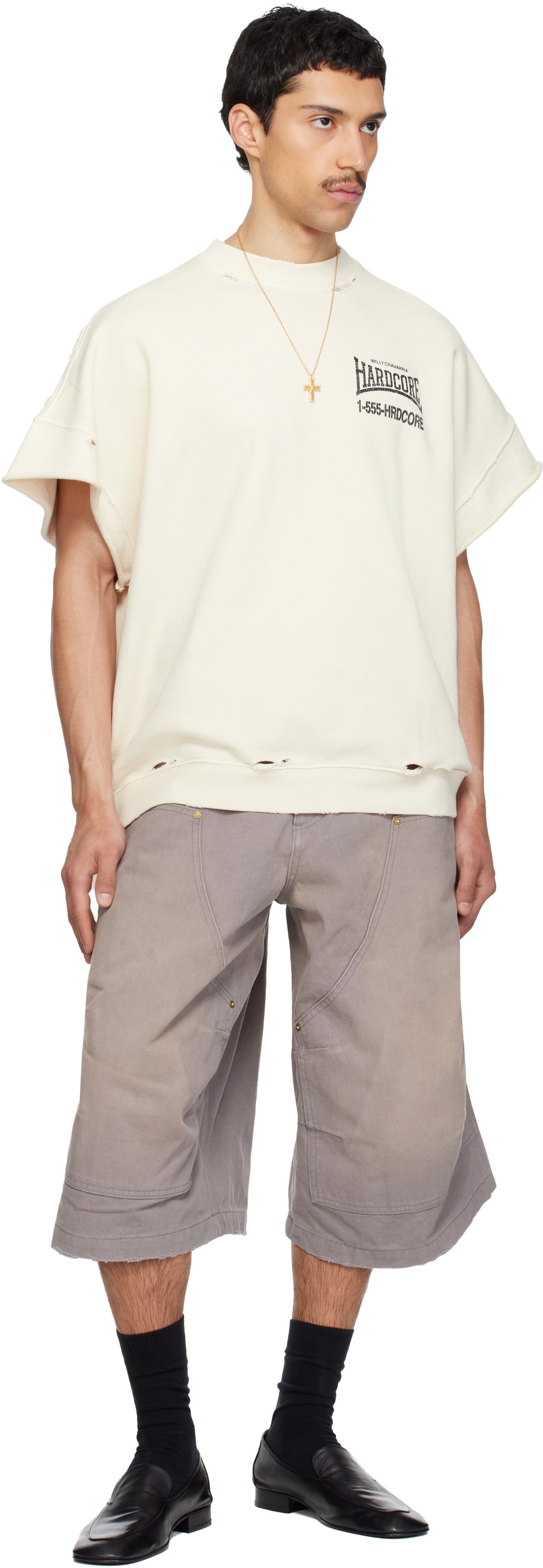 WILLY CHAVARRIA Off-White 'Hardcore' Muscle T-shirt