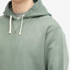 RRL Men's Popover Hoodie in Collegiate Green