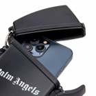 Palm Angels Men's Waterproof iPhone Case in Black/White