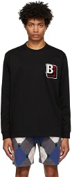 Burberry Black Elliott Long Sleeve T-Shirt