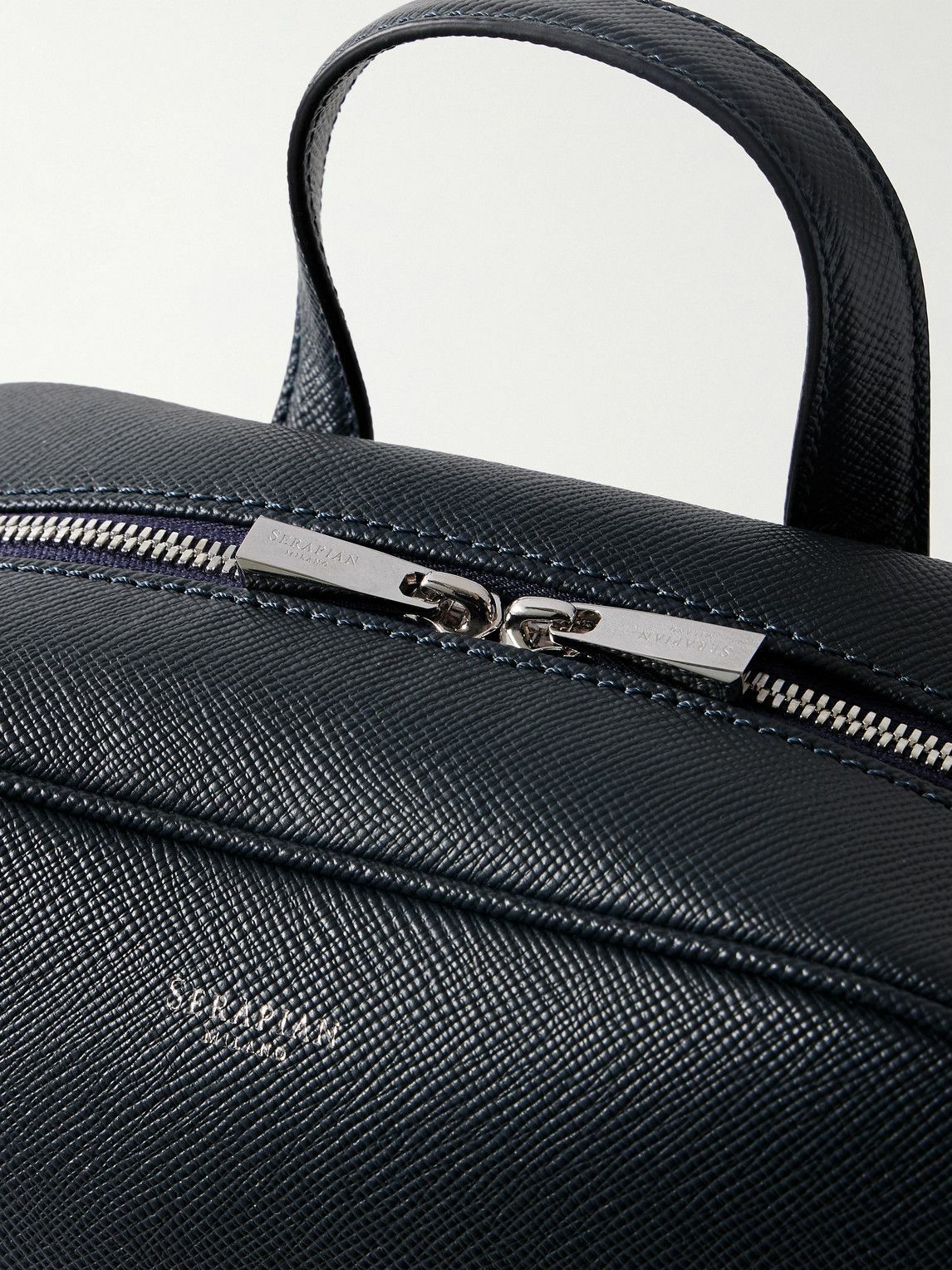 Serapian - Evoluzione Cross-Grain Leather Backpack