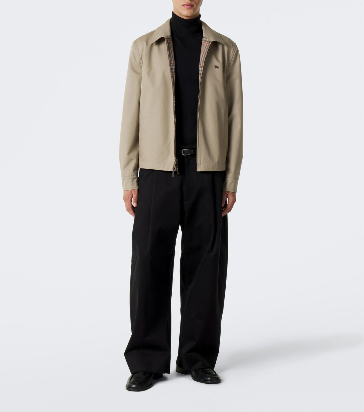 Burberry Reversible cotton gabardine blouson ajcket