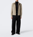 Burberry Reversible cotton gabardine blouson ajcket