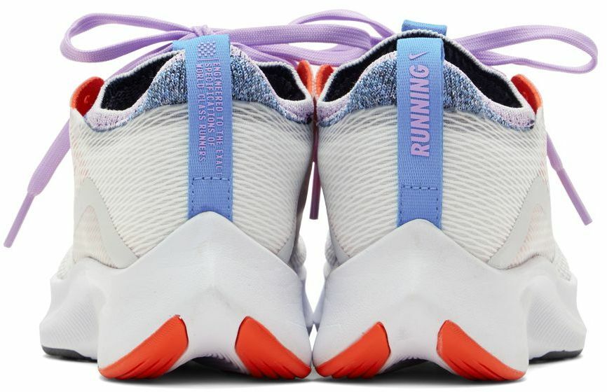 zoom nike blanche orange