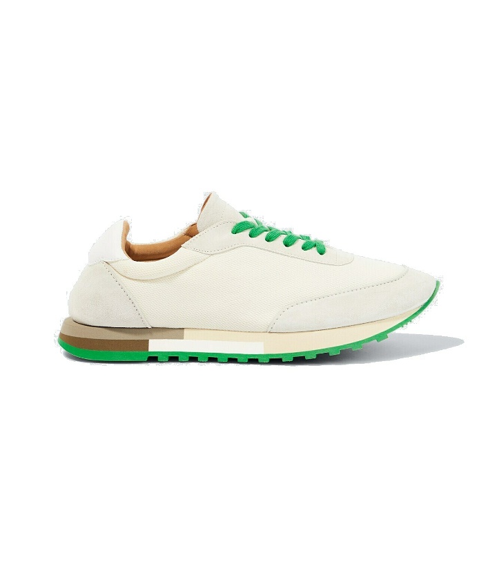 Photo: The Row Owen Runner mesh and suede sneakers