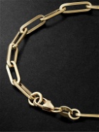 Foundrae - Mini Spade Crest Gold Diamond Bracelet