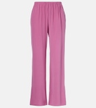 Asceno Loreto silk crêpe wide-leg pants