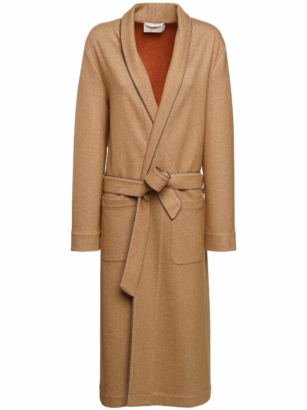 Photo: AGNONA - Muretto Silk Blend Jersey Long Robe