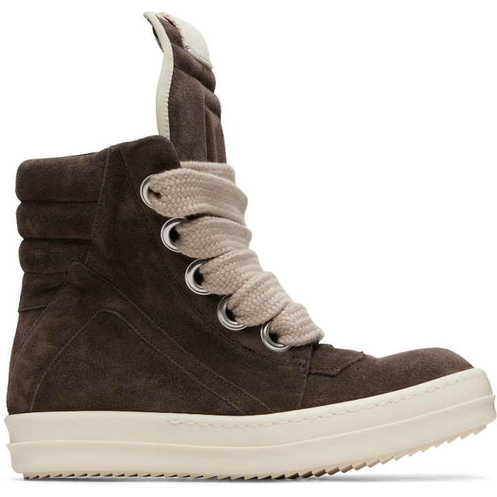 Photo: Rick Owens Brown Tower Jumbolace Geobasket Sneakers