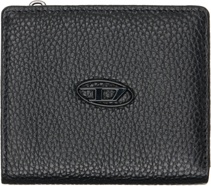 Photo: Diesel Black Bi-Fold Zip Wallet