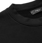 AMIRI - Printed Loopback Cotton-Jersey Sweatshirt - Black