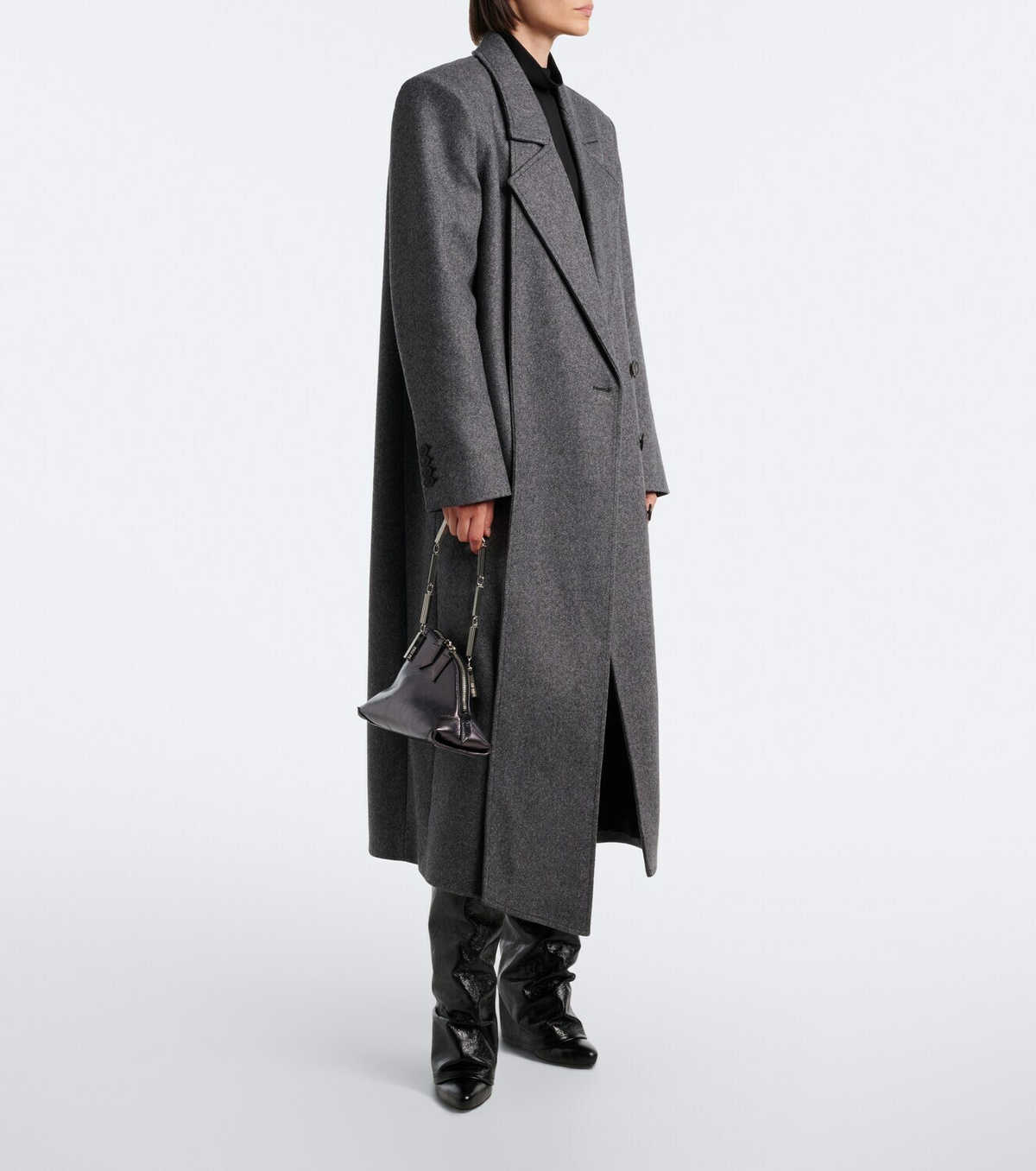 The Attico La Scala Medium leather tote bag
