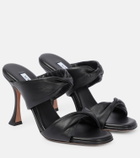 Aquazzura Twist leather sandals