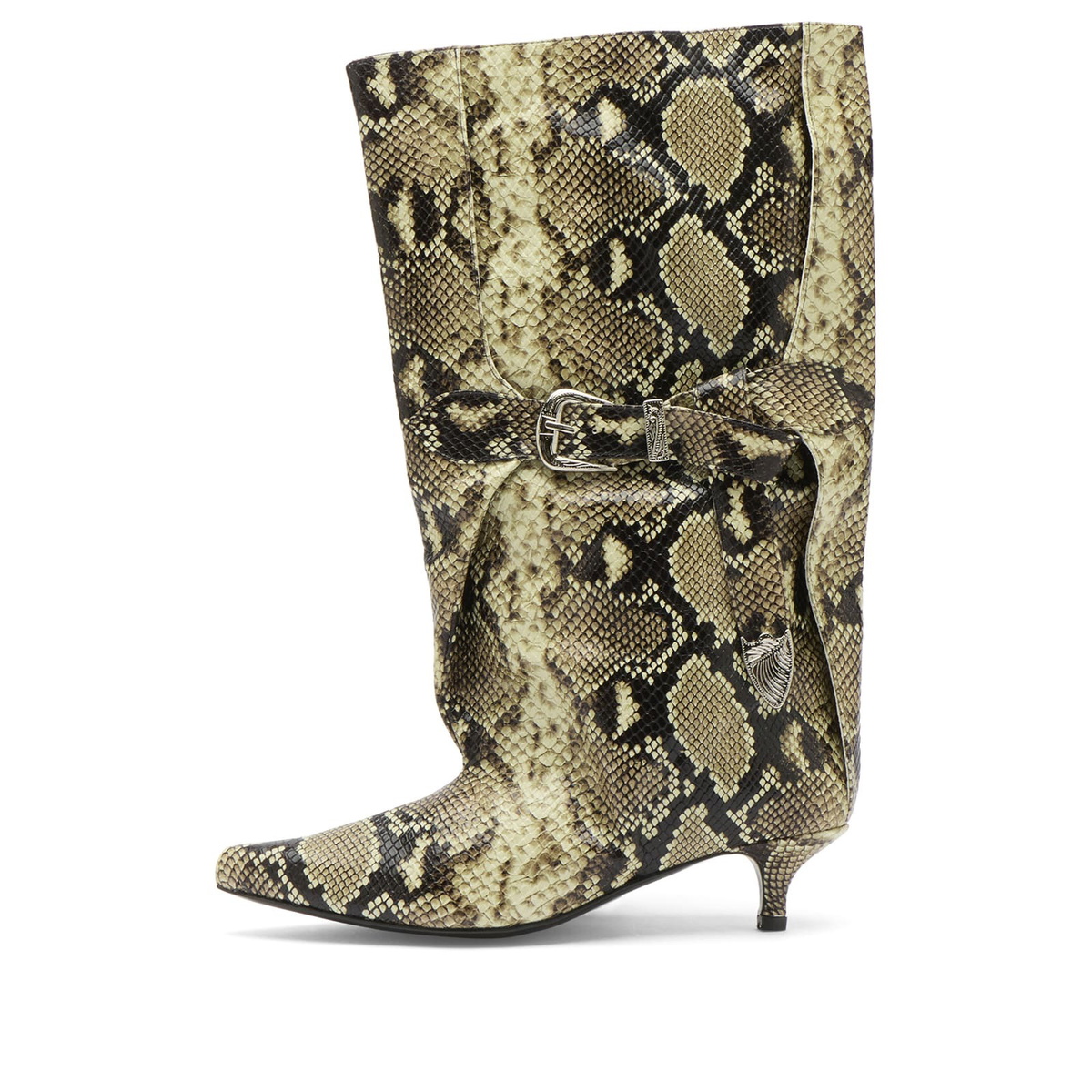 Toga Pulla Women's Toga Archives Snake Embossed Boot in Natural