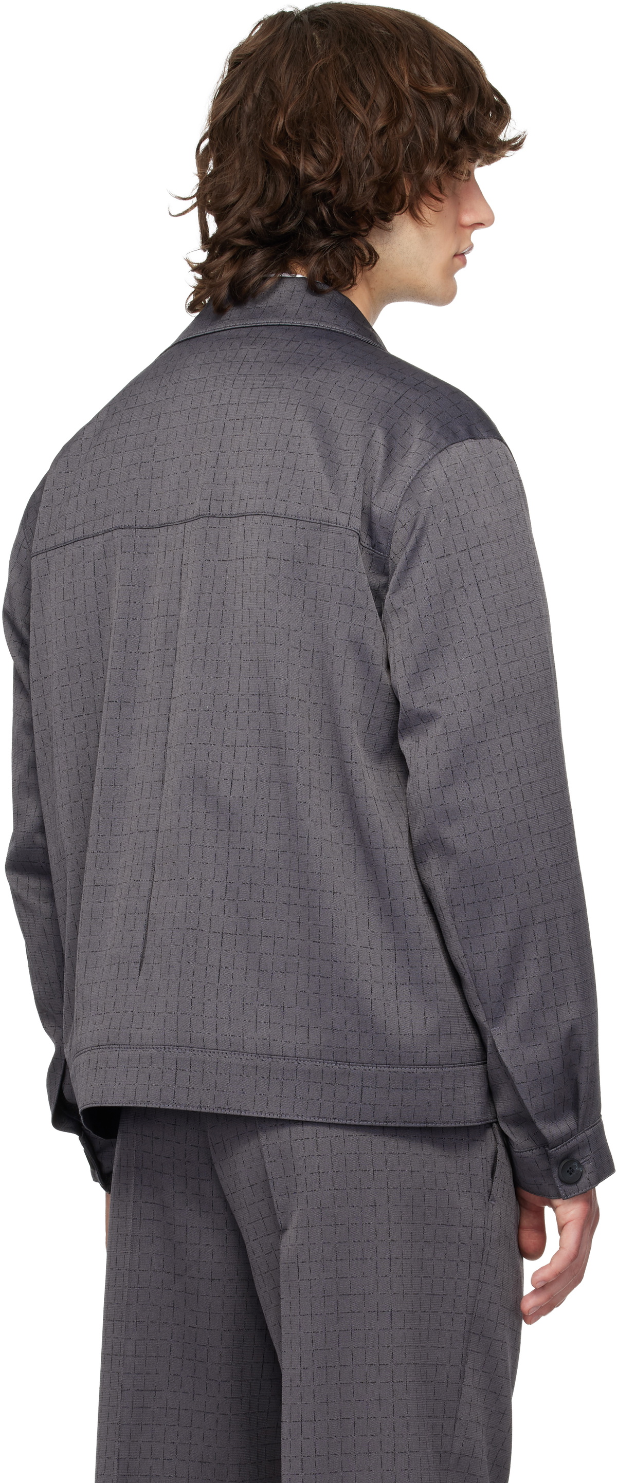Hugo Gray Virgin Wool Jacket