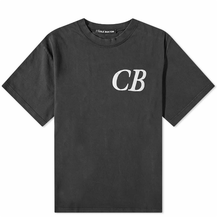 Photo: Cole Buxton Men's Italic CB T-Shirt in Vintage Black