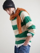LOEWE - Louis Wain Logo-Embroidered Ribbed-Knit Beanie